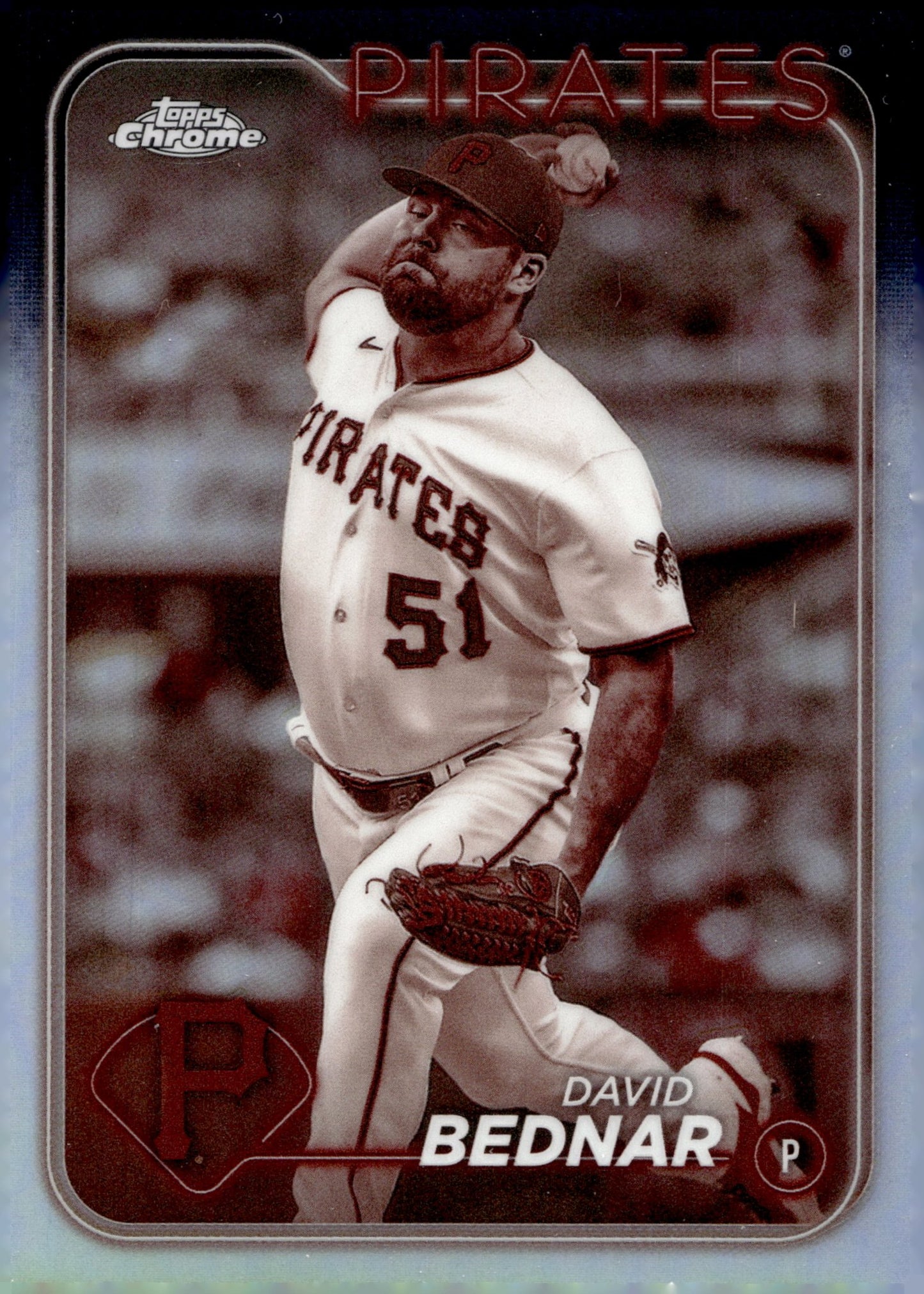 David Bednar 2024 Topps Chrome Sepia Refractor 60 - Collector Store LLC