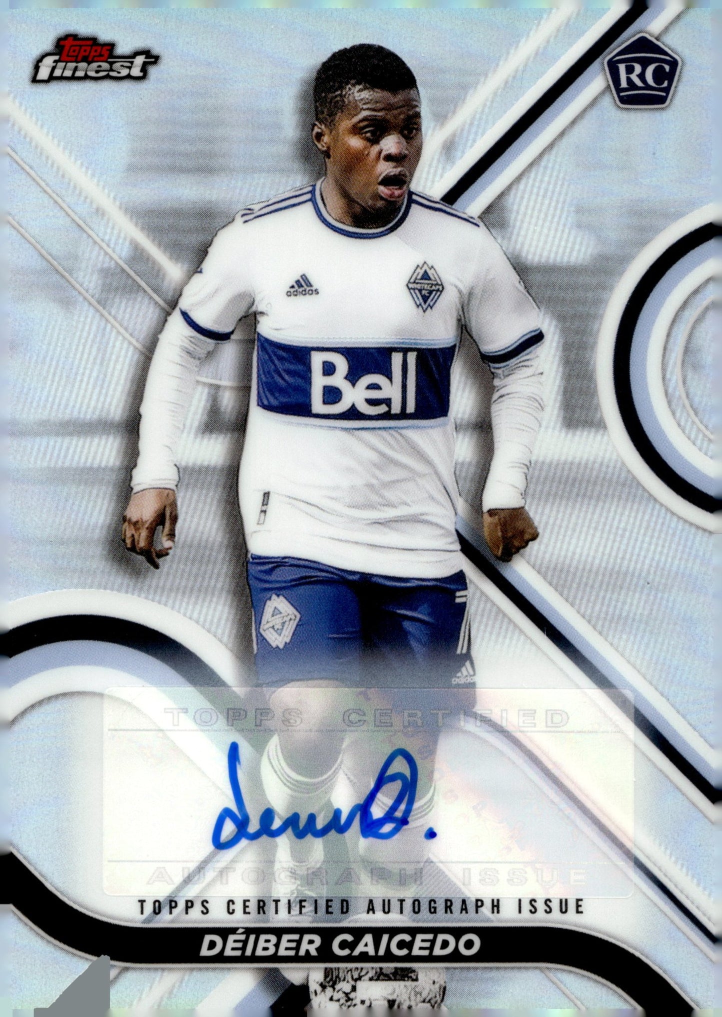 Deiber Caicedo 2022 Topps Finest MLC Refractor RC Auto #45 - Collector Store LLC