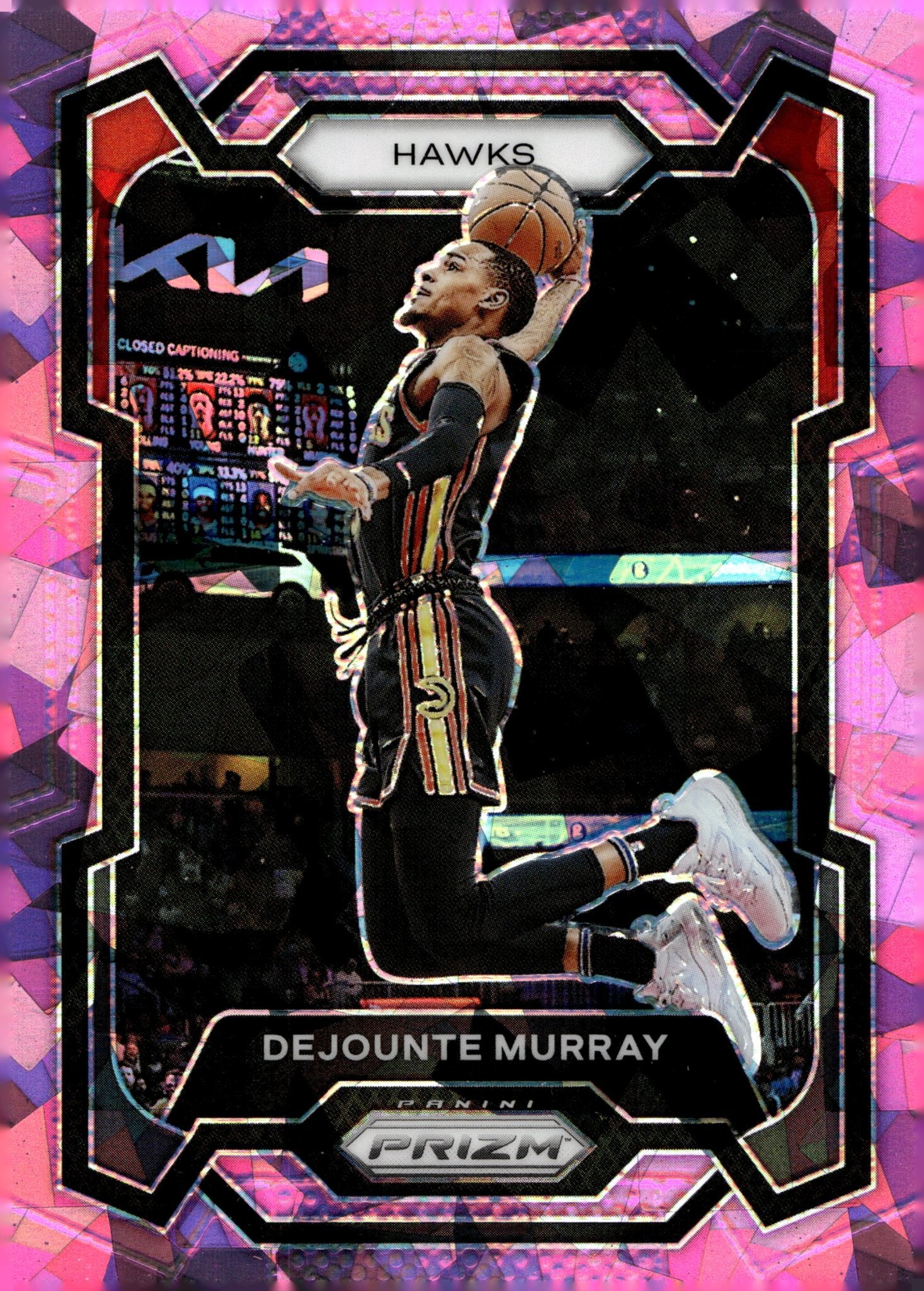 Dejounte Murray 2023 - 24 Panini Prizm Pink Ice Prizm #112 - Collector Store LLC