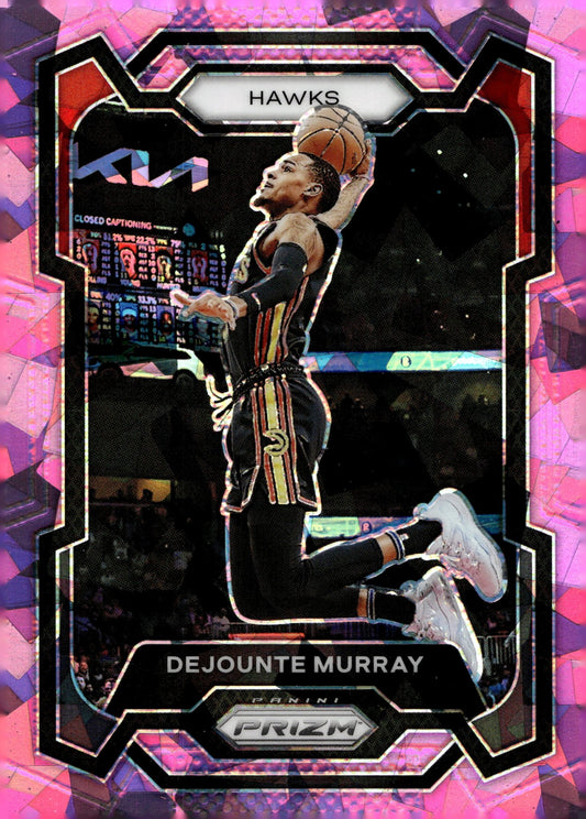 Dejounte Murray 2023 - 24 Panini Prizm Pink Ice Prizm #112 - Collector Store LLC