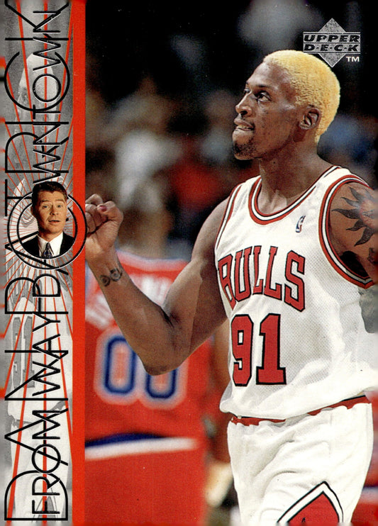 Dennis Rodman 1997 - 98 Upper Deck From Way Downtown #334 - Collector Store LLC