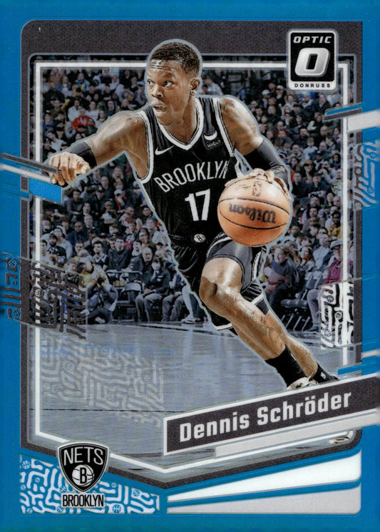 Dennis Schroder 2023 - 24 Panini Donruss Optic Aqua Prizm 170/249 #106 - Collector Store LLC