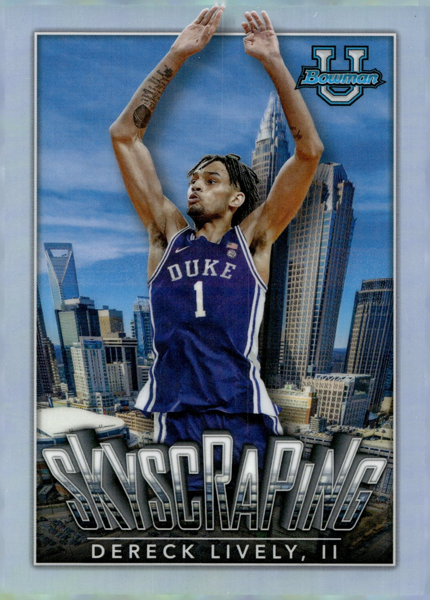Dereck Lively II 2023 Bowman University Skyscraping Refractor #S - 5 - Collector Store LLC
