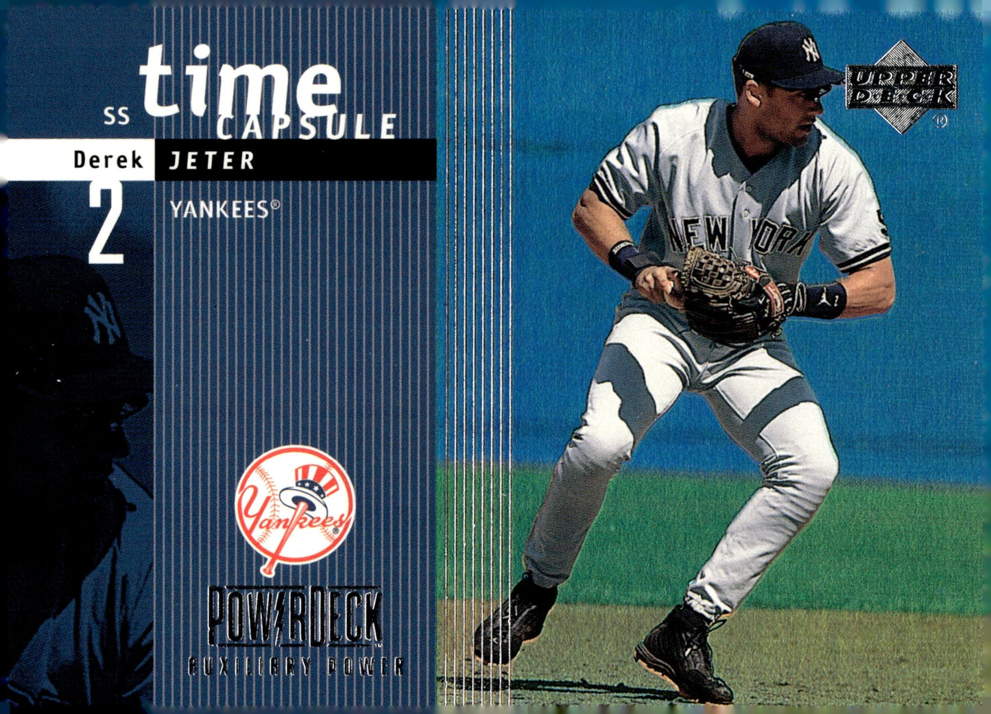 Derek Jeter 1999 Upper Deck Power Deck Time Capsule T4 - Collector Store LLC