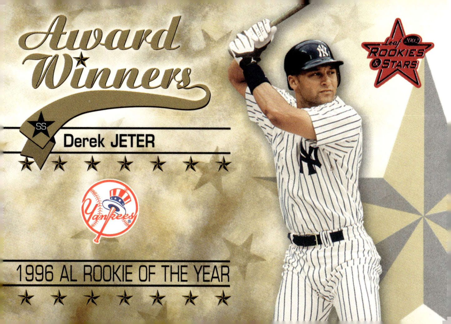 Derek Jeter 2002 Rookies & Stars Award Winners '96 AL Rookie of the Year 287 - Collector Store LLC