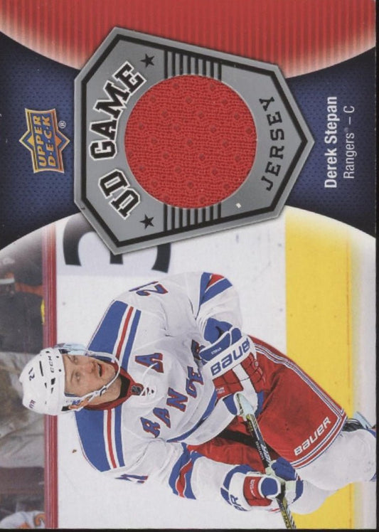 Derek Stepan 2016 - 17 Upper Deck Series 1 Game Jersey Swatch GJ - ST - Collector Store LLC