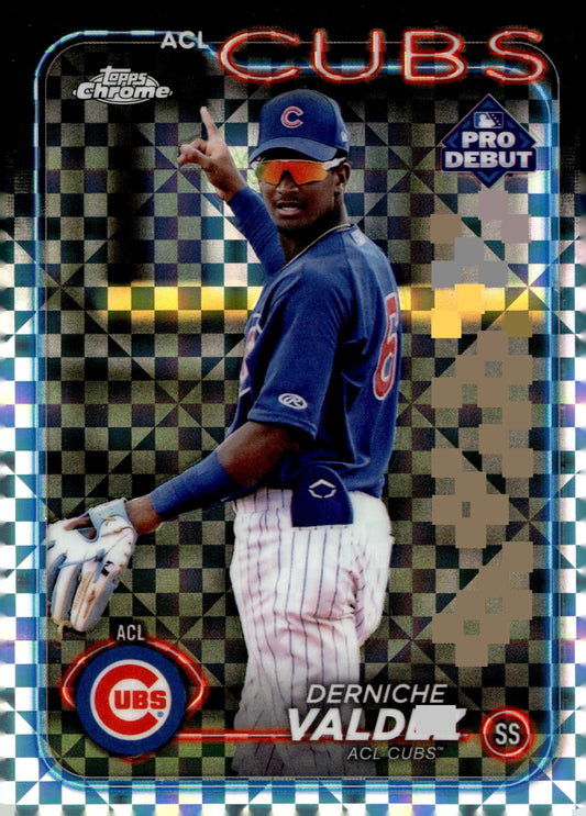 Derniche Valdez 2024 Topps Chrome Pro Debut Xfractor Refractor #PDC - 126 - Collector Store LLC