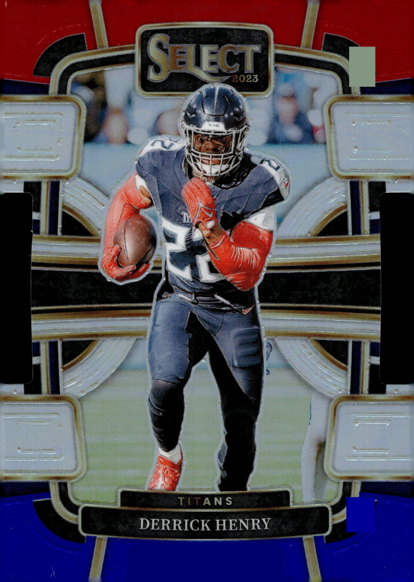 Derrick Henry 2023 Panini Select Die - Cut Red White & Blue Prizm #95 - Collector Store LLC