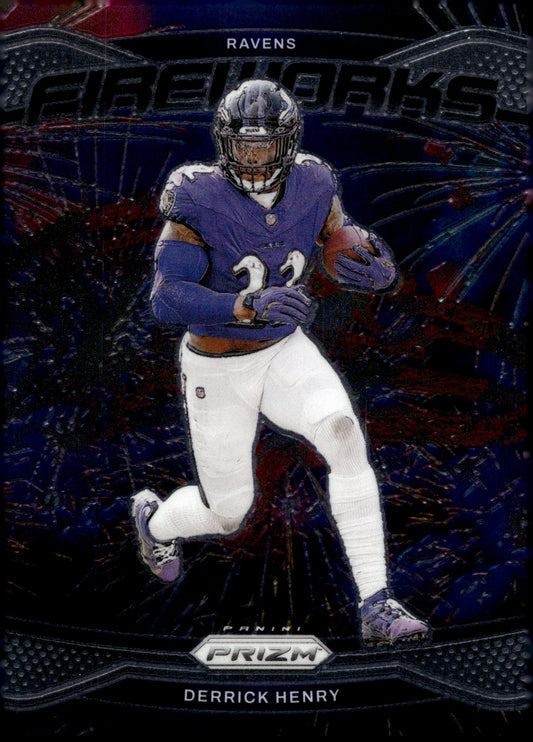 Derrick Henry 2024 Panini Prizm Fireworks #10 #3 - Collector Store LLC
