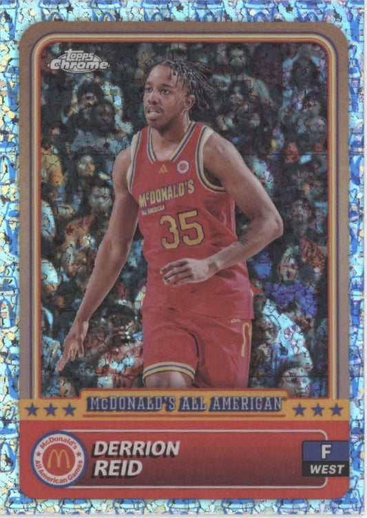 Derrion Reid 2024 Topps Chrome McDonald's All American McFlurry Refractor #41 #1 - Collector Store LLC