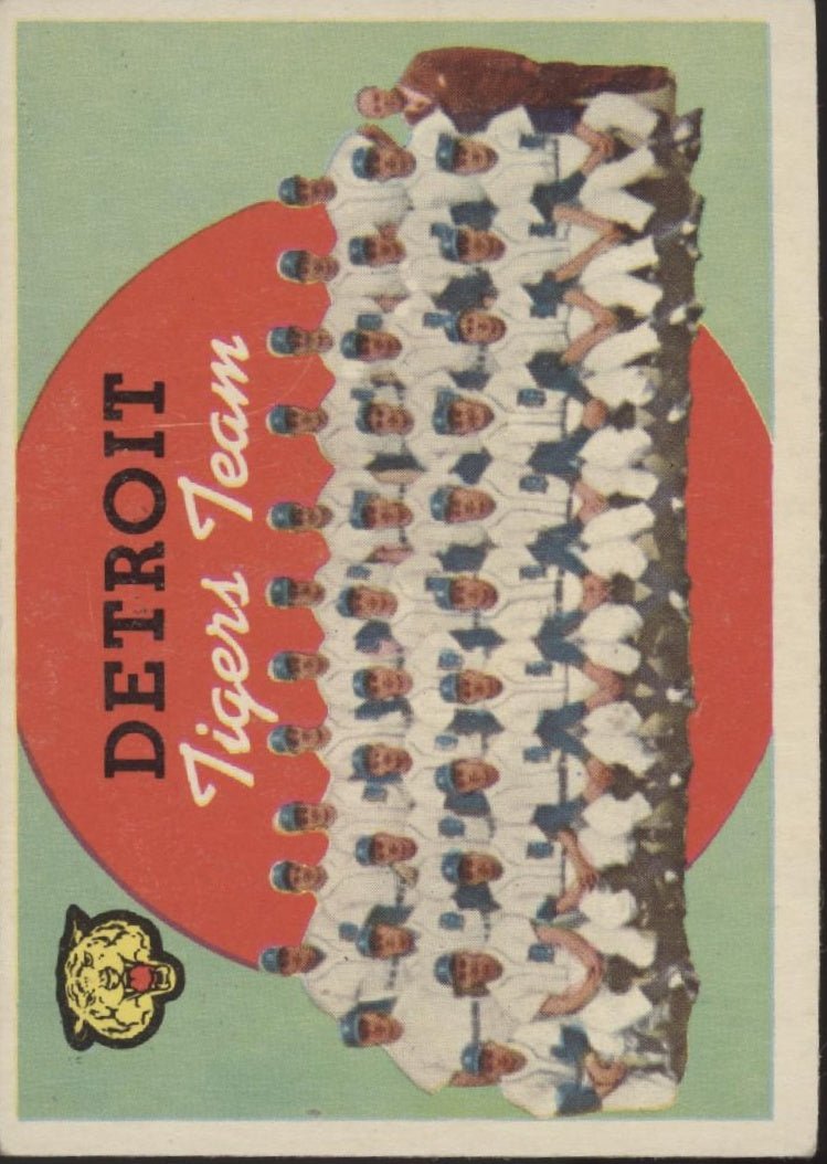Detroit Tigers 1959 Topps Checklist #329 EX - Collector Store LLC