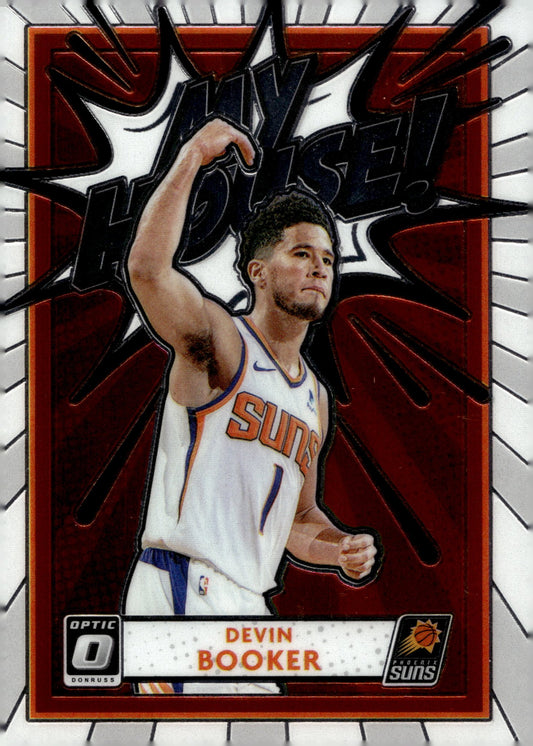 Devin Booker 2020 - 21 Panini Donruss Optic My House! #15 - Collector Store LLC