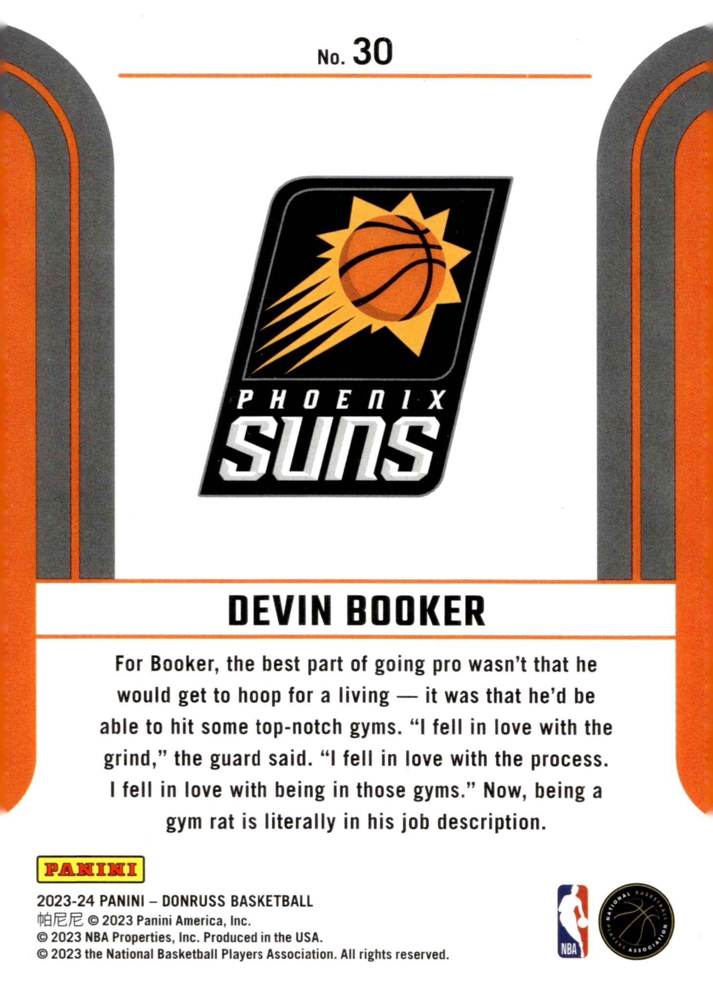 Devin Booker 2023 - 24 Panini Donruss Franchise Features #30 - Collector Store LLC