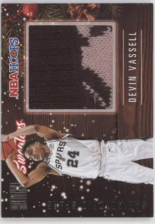 Devin Vassell 2020 - 21 Panini Hoops Rookie Sweaters Swatch RC #RSW - DVS #2 - Collector Store LLC