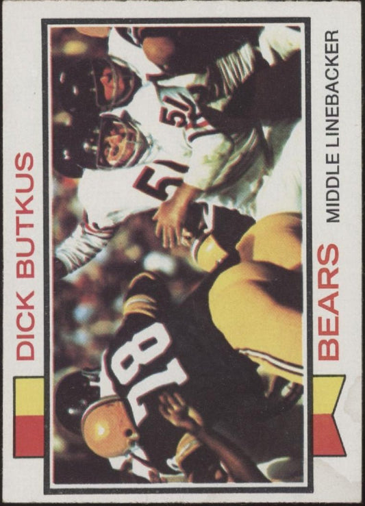 Dick Butkus 1973 Topps #300 Chicago Bears VG #3 - Collector Store LLC