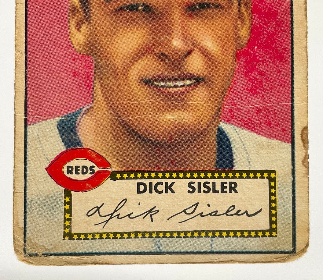 Dick Sisler 1952 Topps #113 Cincinnati Reds GD - Collector Store LLC