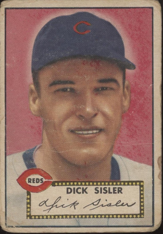 Dick Sisler 1952 Topps #113 Cincinnati Reds GD - Collector Store LLC