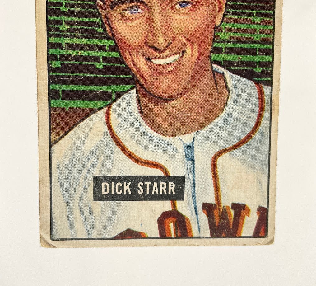 Dick Starr 1951 Bowman #137 St. Louis Browns GD - Collector Store LLC