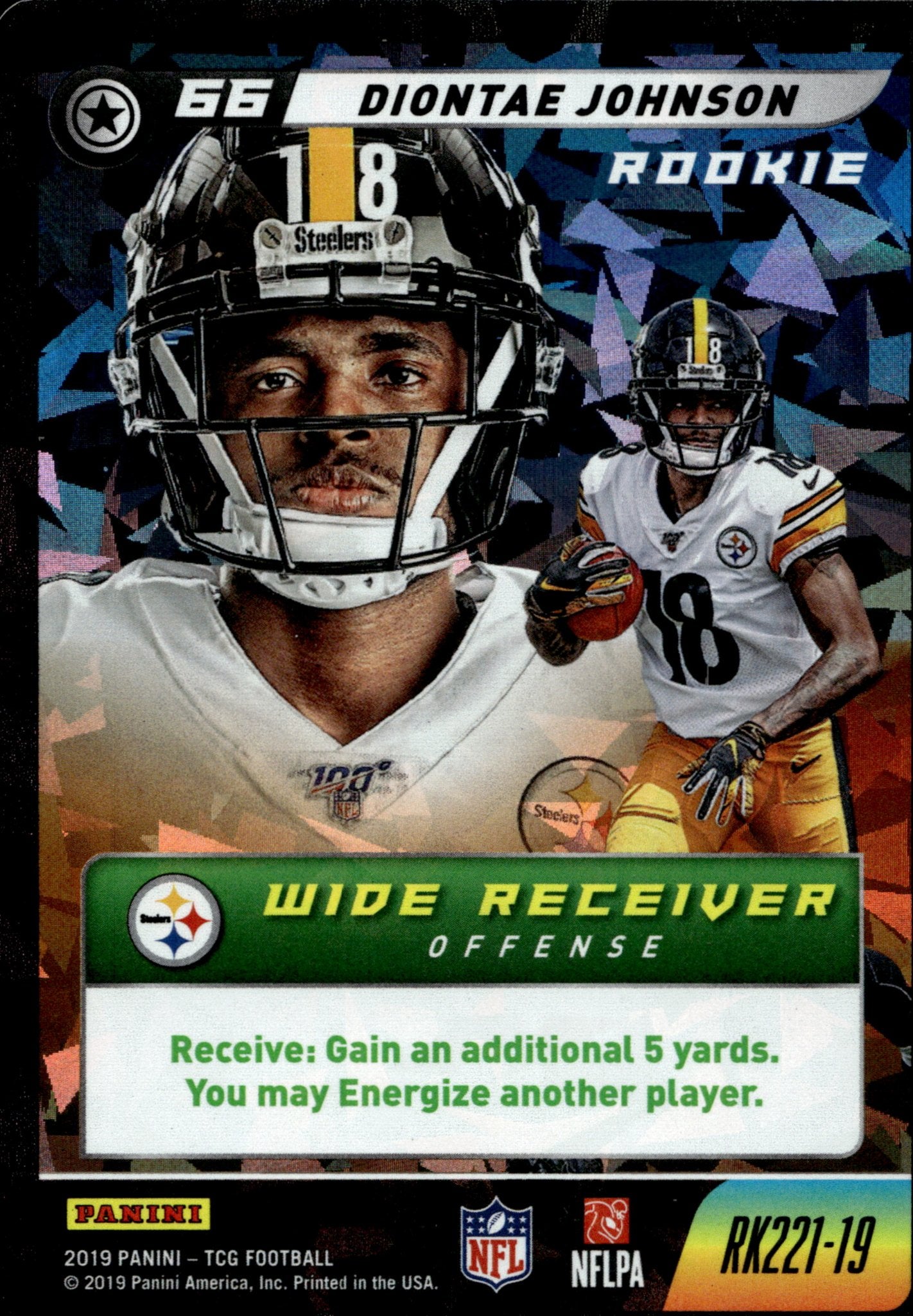 Diontae Johnson 2019 Panini TCG RC #RK221 - 19 - Collector Store LLC