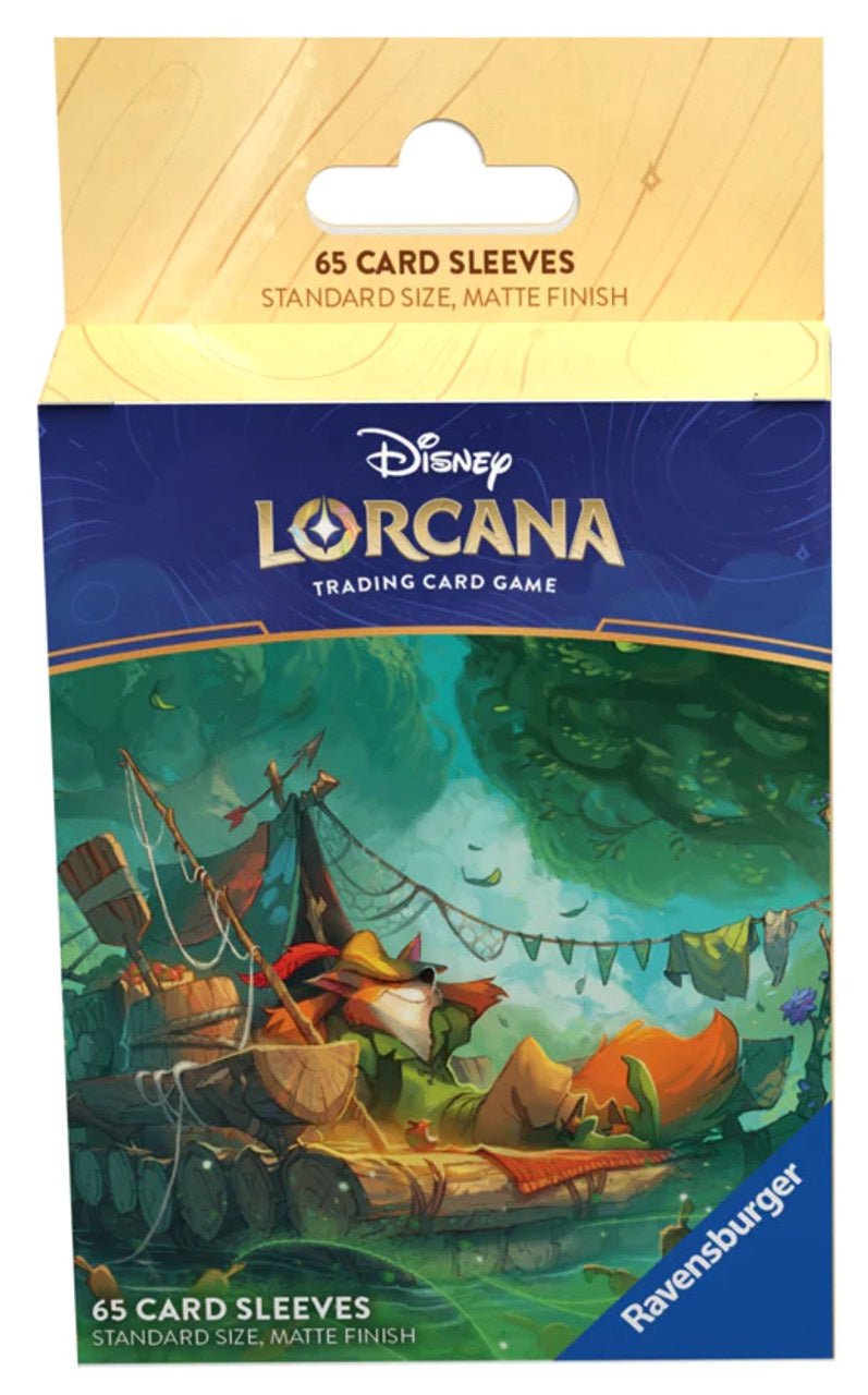 Disney Lorcana Card Sleeves - Into the Inklands - Robin Hood Disney Lorcana Card Sleeves - Into the Inklands - Robin Hood