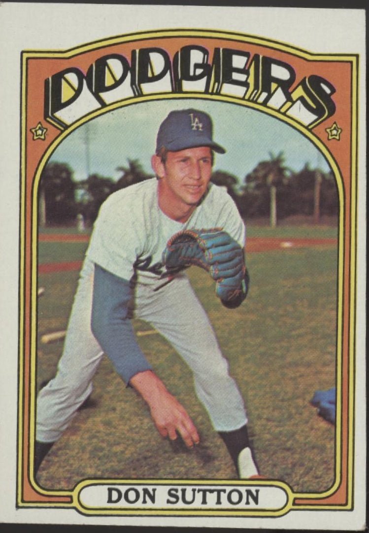 Don Sutton 1972 Topps #530 Los Angeles Dodgers VG - Collector Store LLC