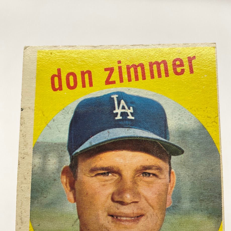 Don Zimmer 1959 Topps #287 Los Angeles Dodgers VG #2 - Collector Store LLC
