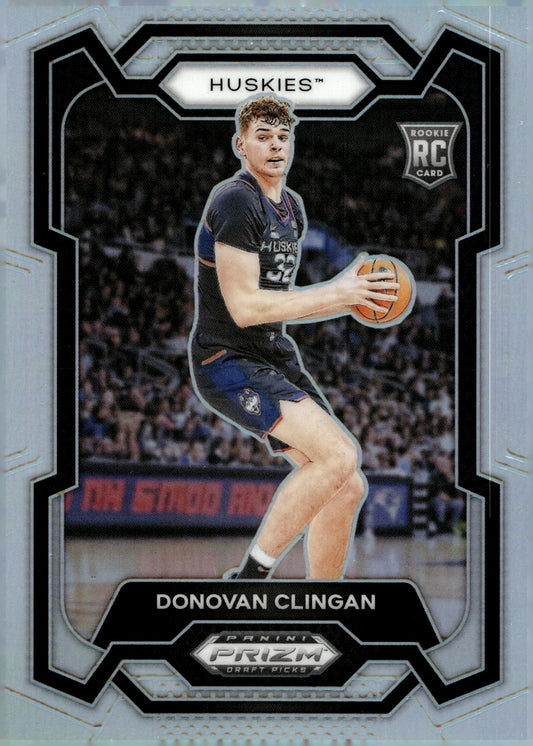 Donovan Clingan 2024 Panini Prizm Draft Picks Prizm RC #95 - Collector Store LLC