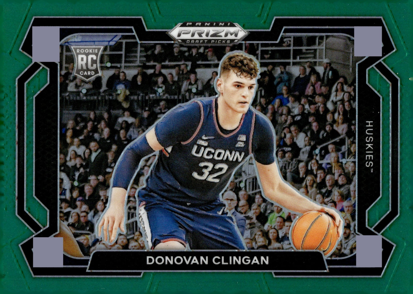 Donovan Clingan 2024 Panini Prizm Draft Picks Variation Green Prizm RC #95 - Collector Store LLC