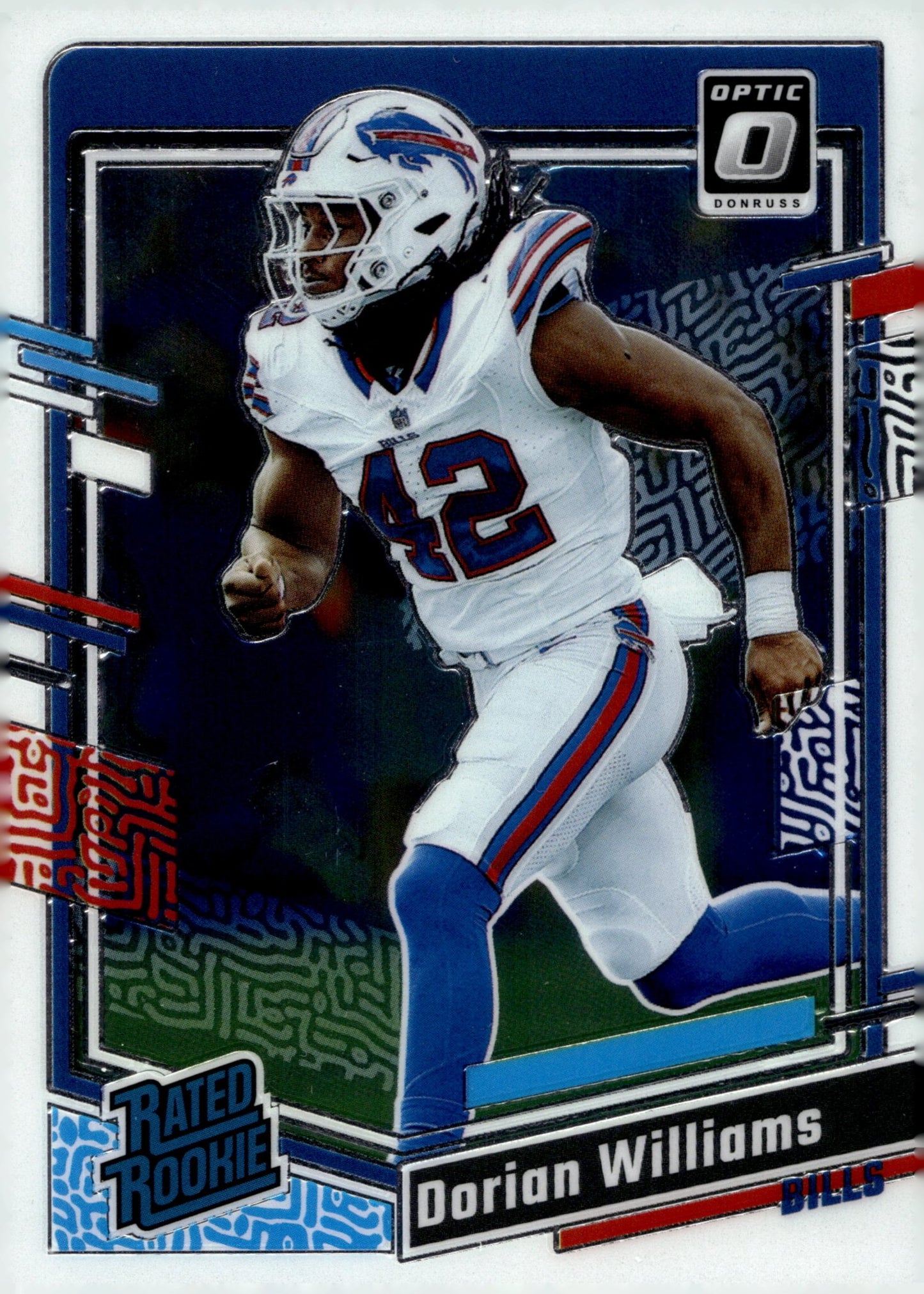 Dorian Williams 2023 Panini Donruss Optic Rated Rookie RC #212 - Collector Store LLC