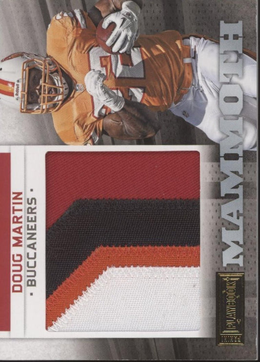 Doug Martin 2013 Panini Playbook Prime Mammoth Swatch 06/49 12 - Collector Store LLC