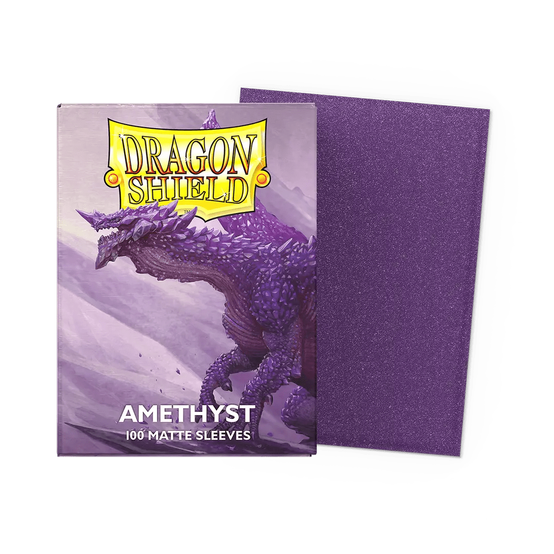 Dragon Shield: 100ct Standard Size Matte Amethyst Sleeves - Collector Store LLC