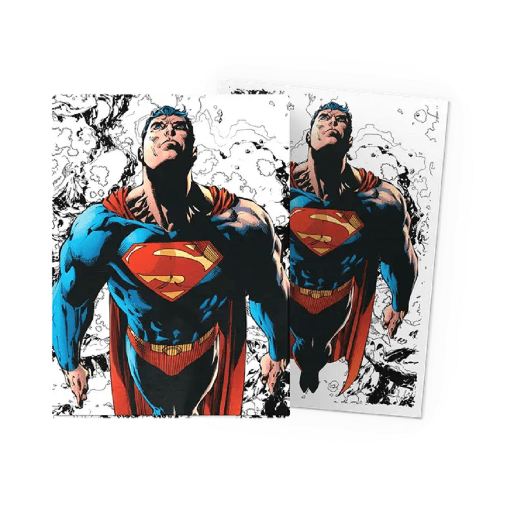 Dragon Shield: 100ct Standard Size Superman (Full Color Variant) Dual Matte Art Sleeves - Collector Store LLC