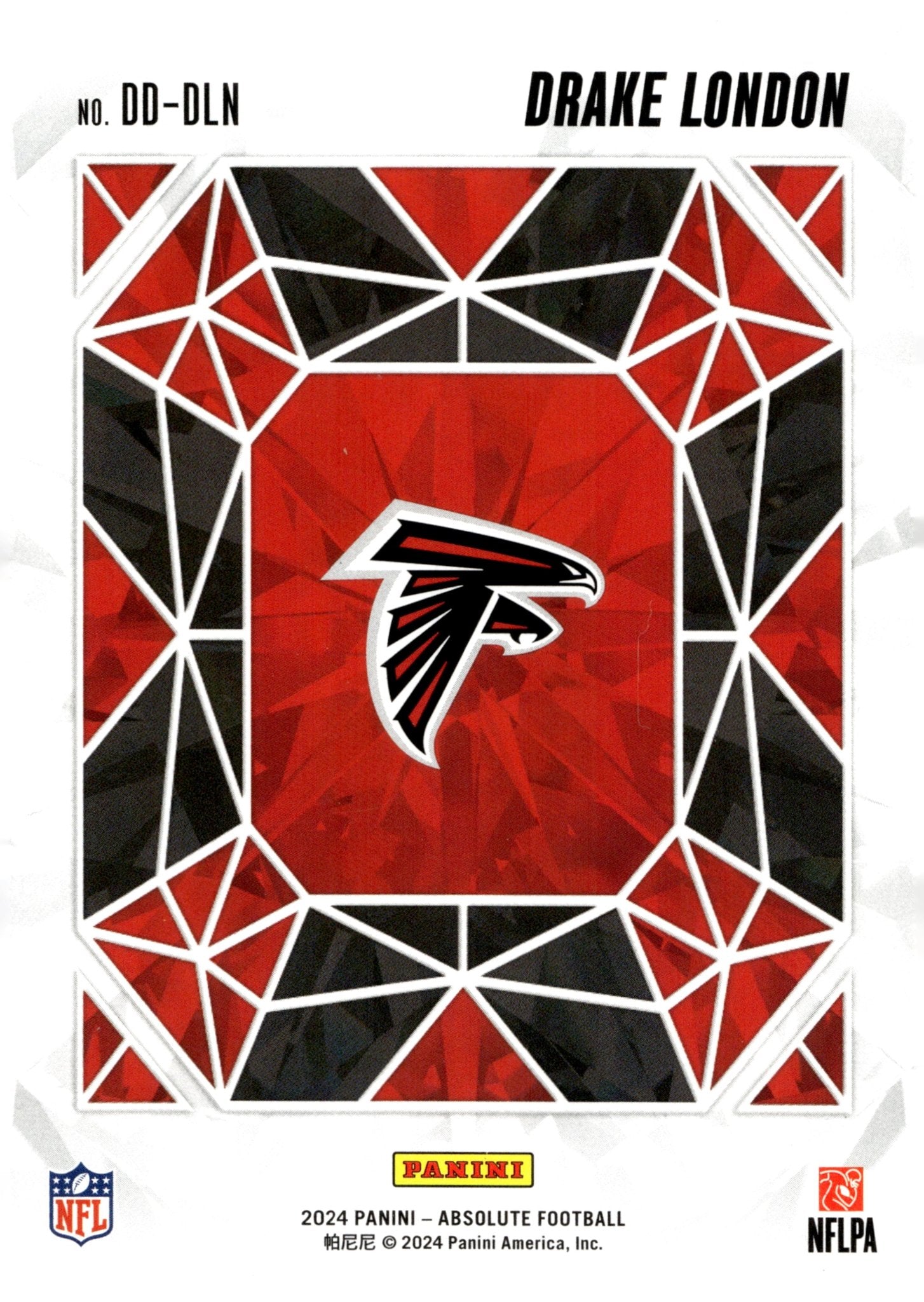 Drake London 2024 Panini Absolute Draft Diamonds #DD - DLN - Collector Store LLC