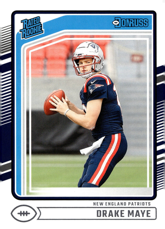 Drake Maye 2024 Panini Donruss Rated Rookie RC #379 #2 - Collector Store LLC