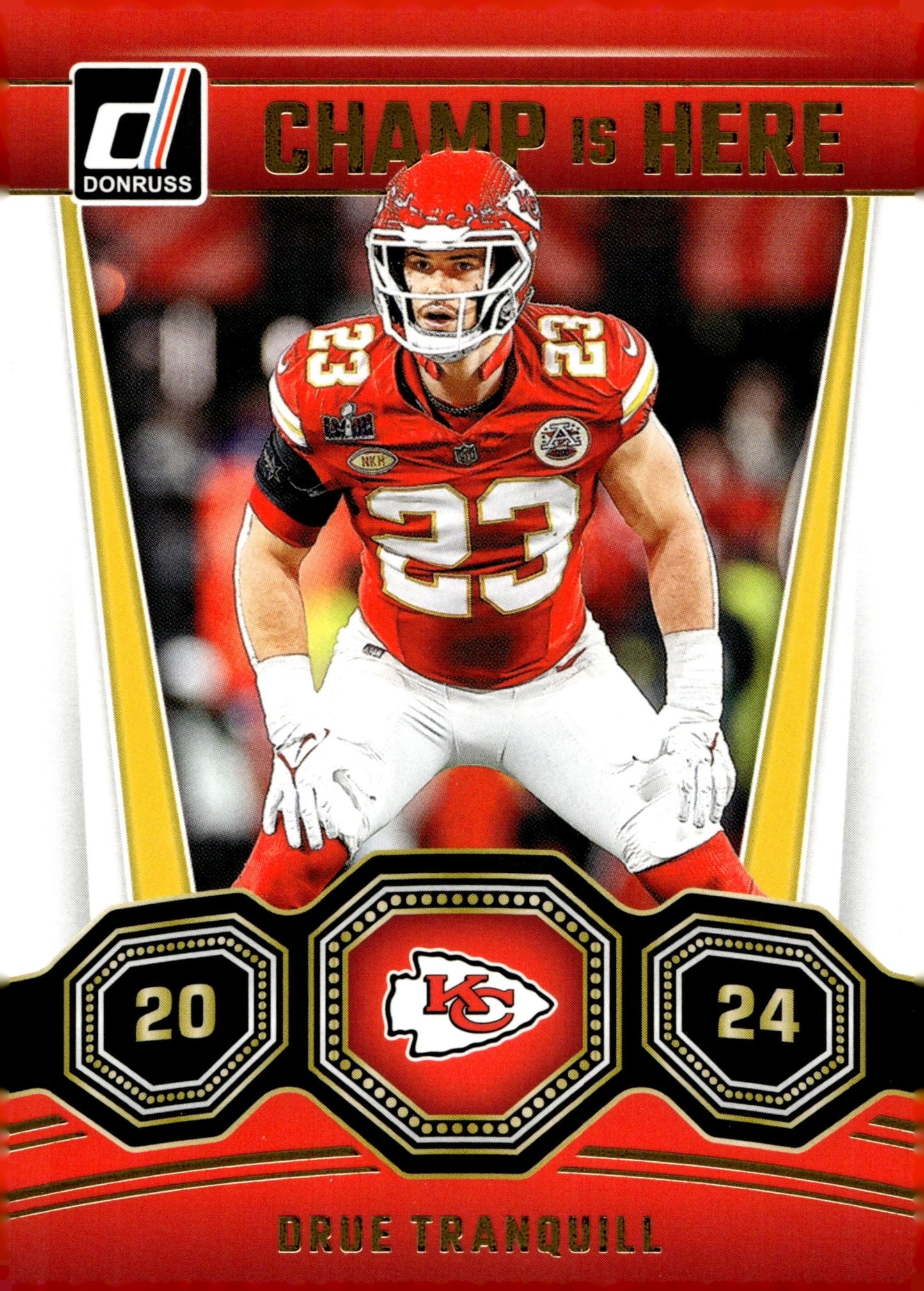 Drue Tranquill 2024 Panini Donruss Champ is Here #11 - Collector Store LLC