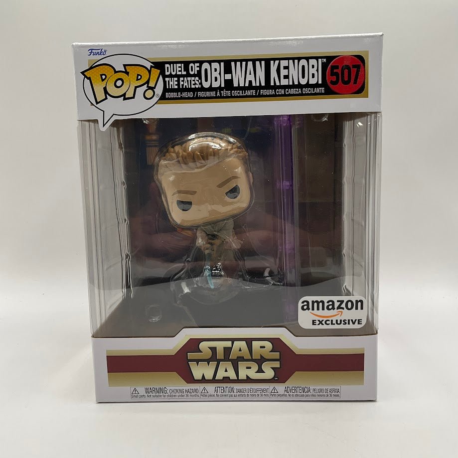 Duel of the Fates Obi - Wan Kenobi Funko Pop! Star Wars 507 Amazon Exclusive - Collector Store LLC