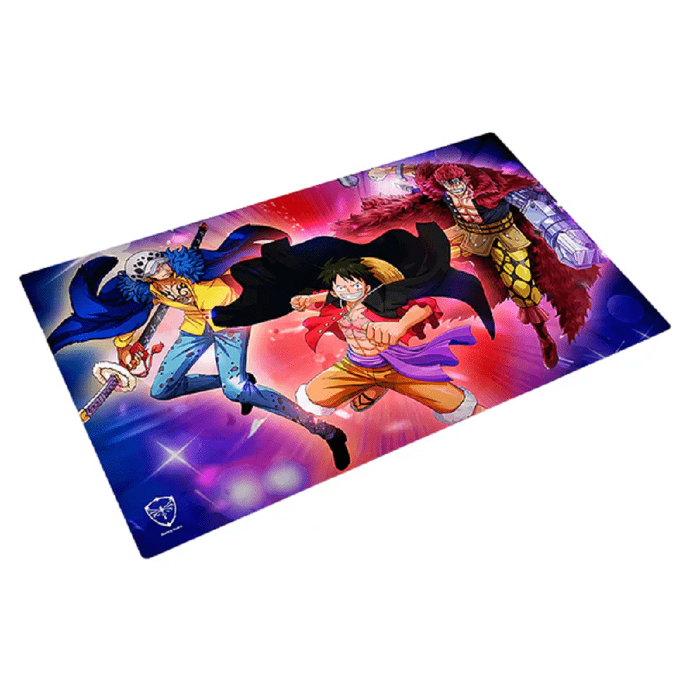 Dueling Guard: 1 - Player Three Captains Stitched Edge Playmat - Collector Store LLC