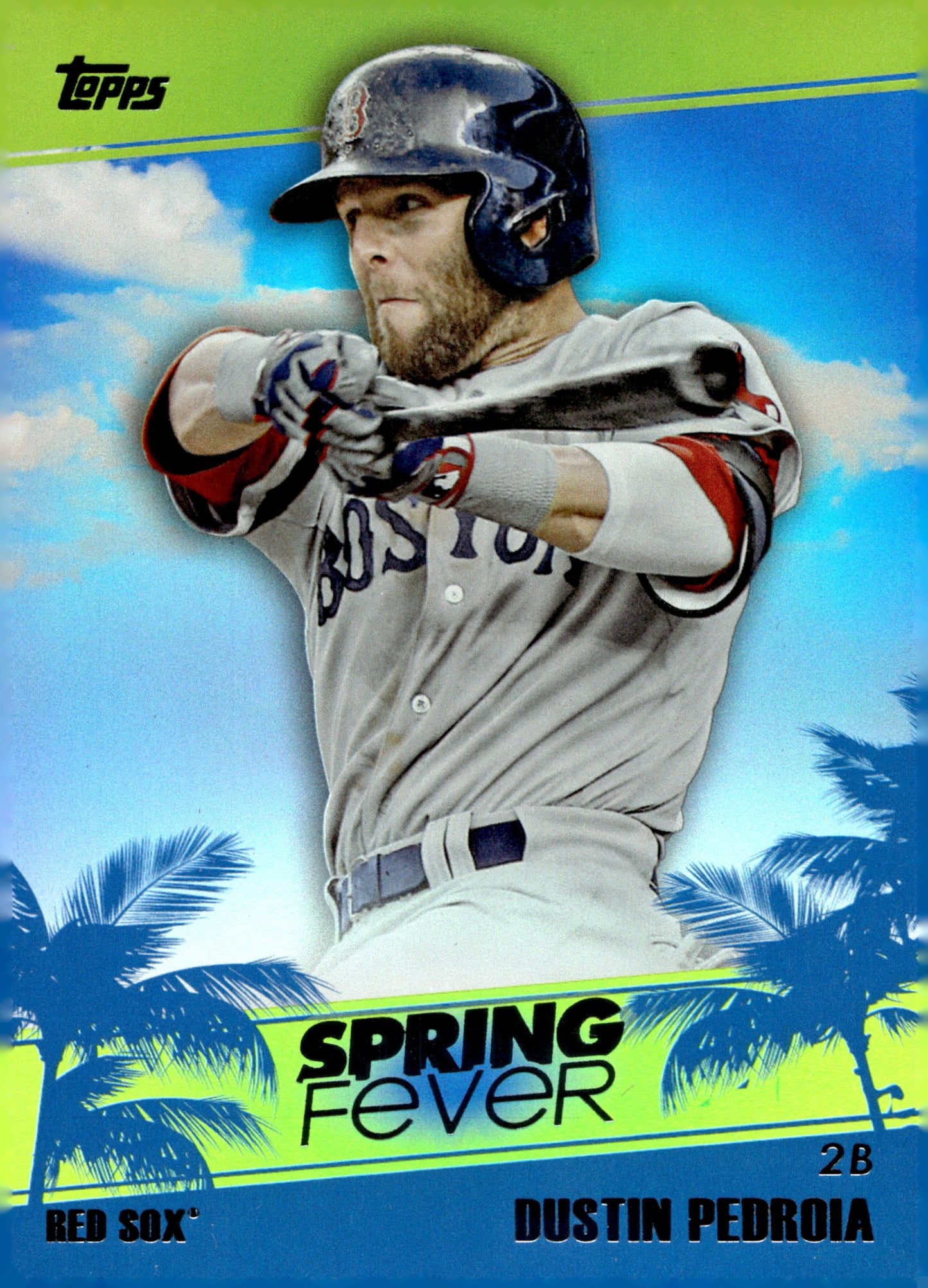 Dustin Pedroia 2014 Topps Spring Fever SF - 42 - Collector Store LLC