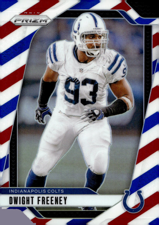 Dwight Freeney 2024 Panini Prizm Red White & Blue Prizm #127 - Collector Store LLC