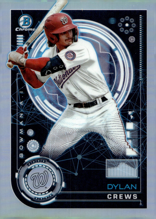 Dylan Crews 2024 Bowman Chrome AI Refractor BAI - 13 1 - Collector Store LLC