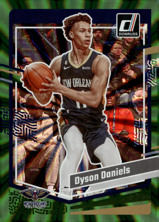 Dyson Daniels 2023 - 24 Panini Donruss Green Laser #149 - Collector Store LLC