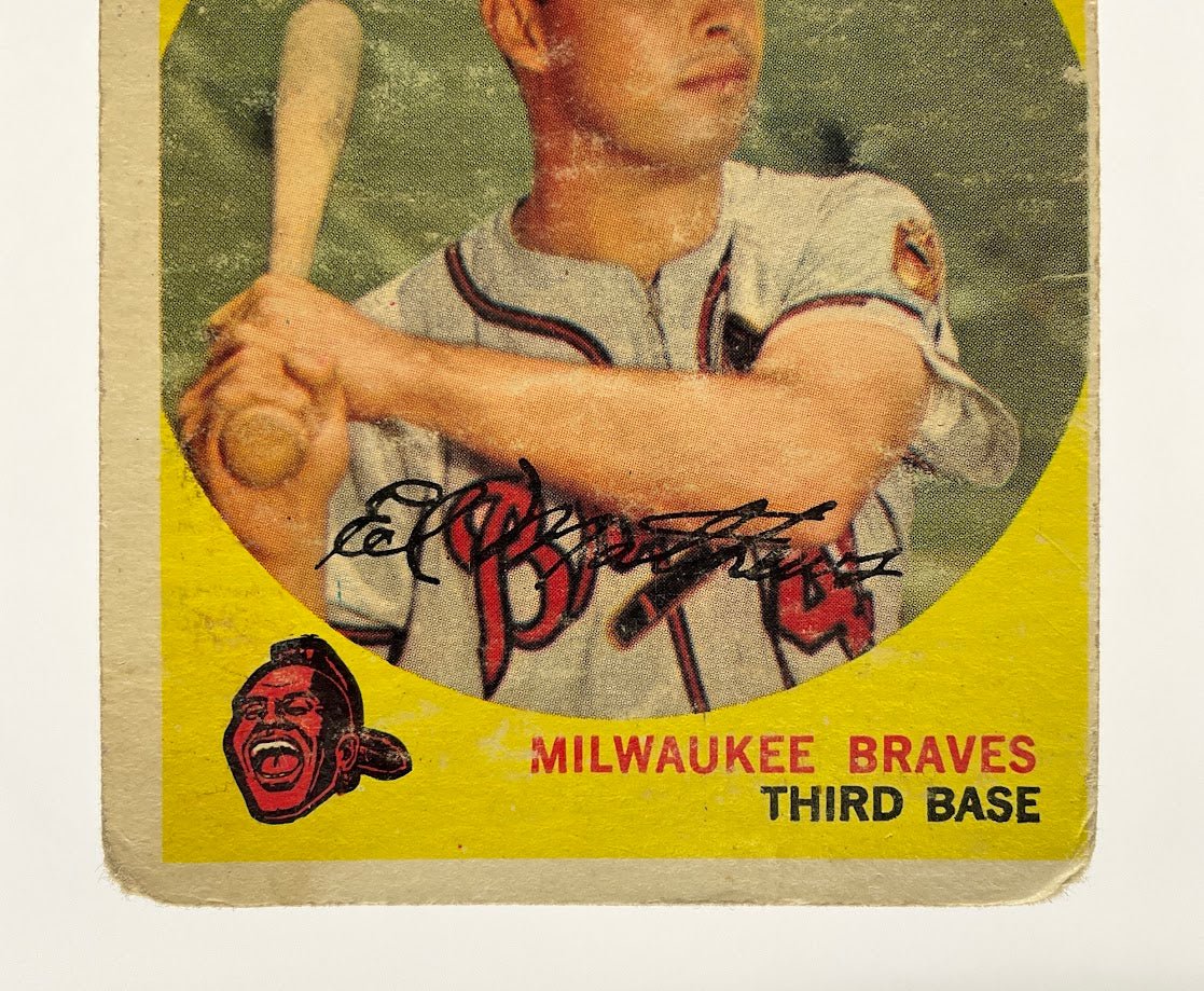 Ed Mathews 1959 Topps #450 Milwaukee Braves PR - Collector Store LLC