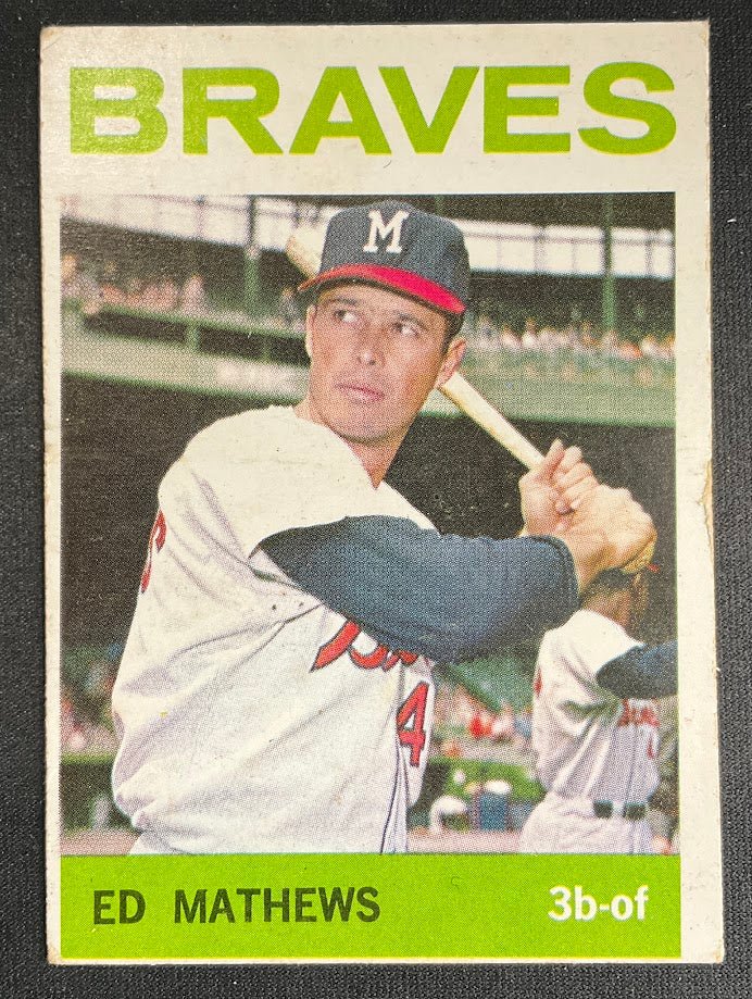 Ed Mathews 1964 Topps #35 Milwaukee Braves GD - Collector Store LLC