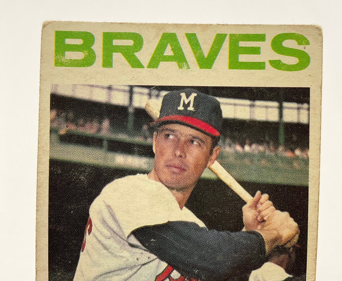 Ed Mathews 1964 Topps 35 Milwaukee Braves VG - Collector Store LLC