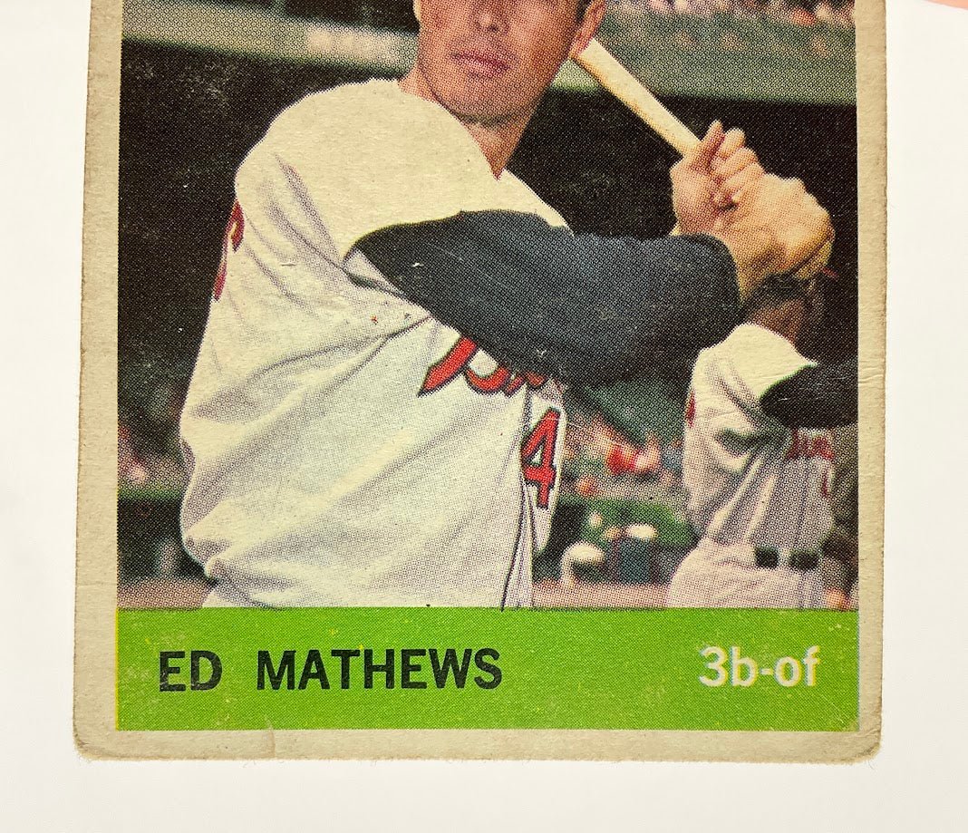 Ed Mathews 1964 Topps 35 Milwaukee Braves VG - Collector Store LLC