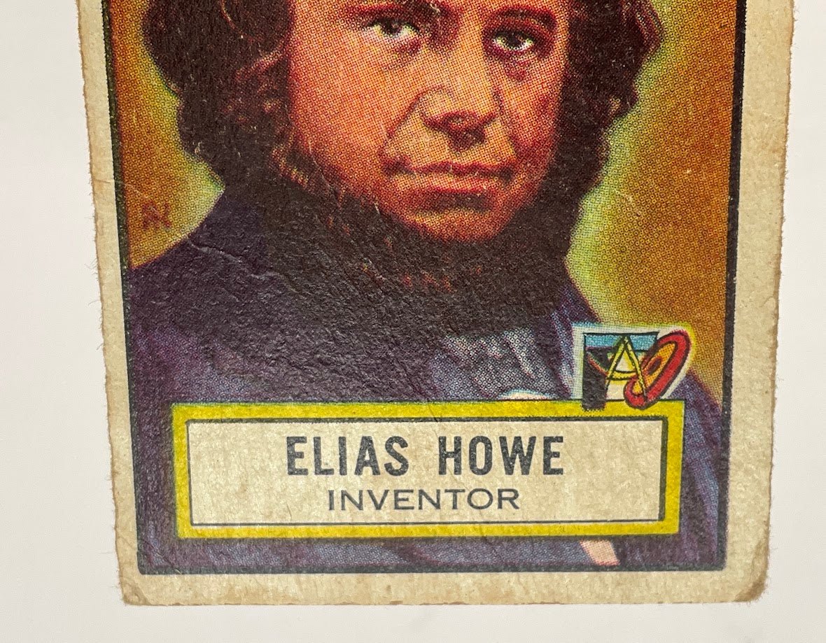 Elias Howe 1952 Topps Look 'n See #75 PR - Collector Store LLC