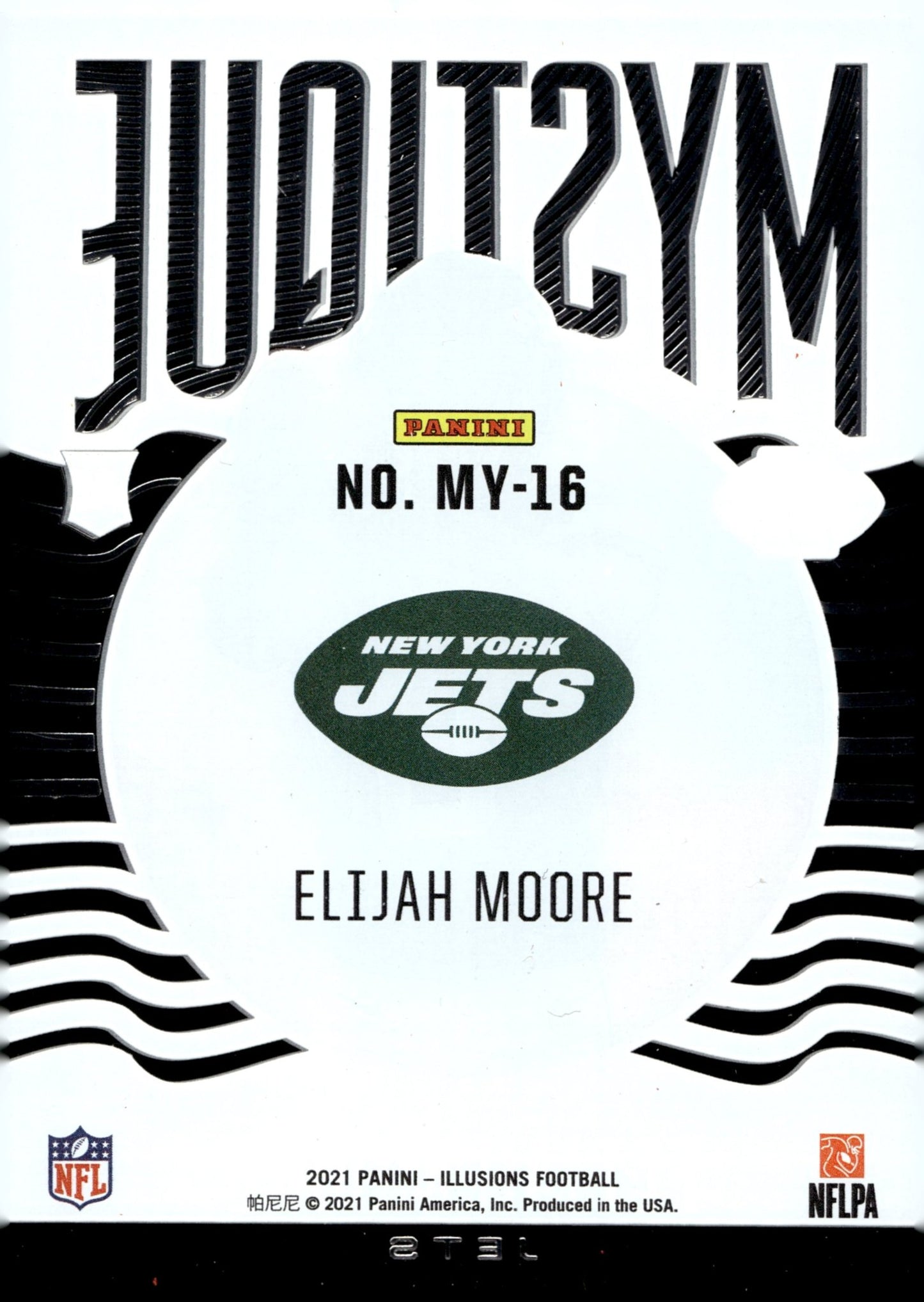 Elijah Moore 2021 Panini Illusions Mystique RC #MY - 16 - Collector Store LLC