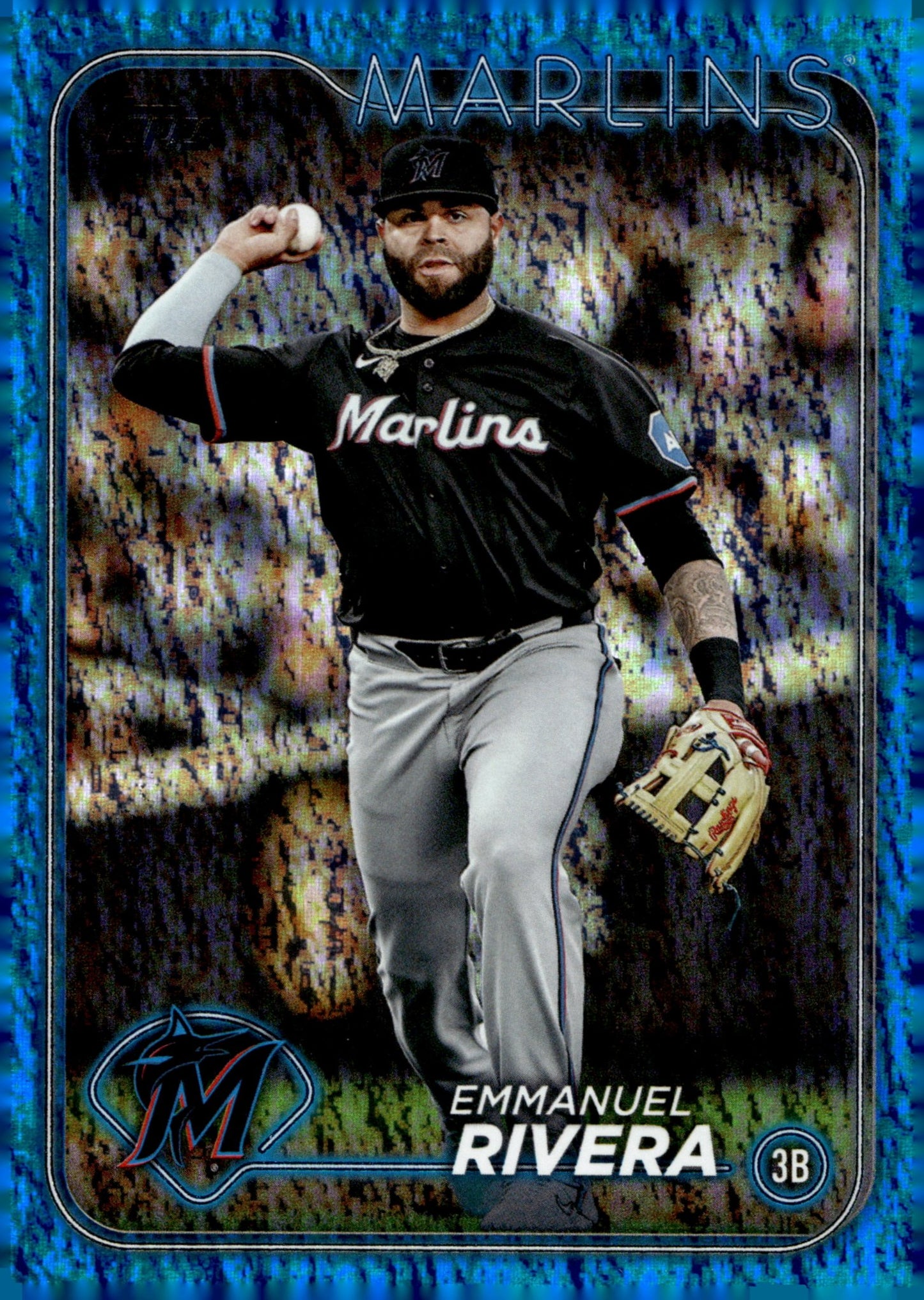 Emmanuel Rivera 2024 Topps Update Series Blue Foil 918/999 #US70 - Collector Store LLC