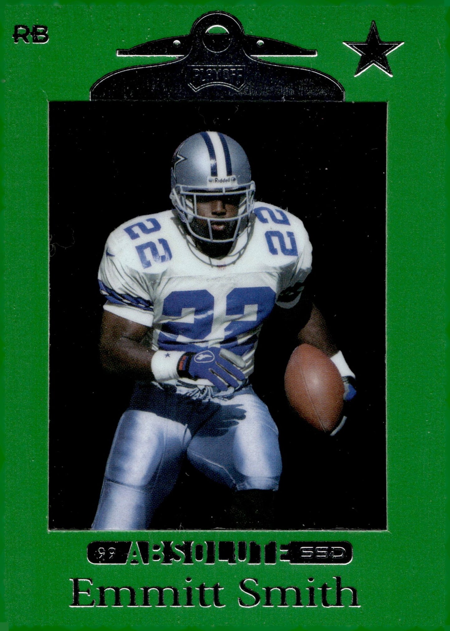 Emmitt Smith 1999 Playoff Absolute SSD Green #28 #2 - Collector Store LLC