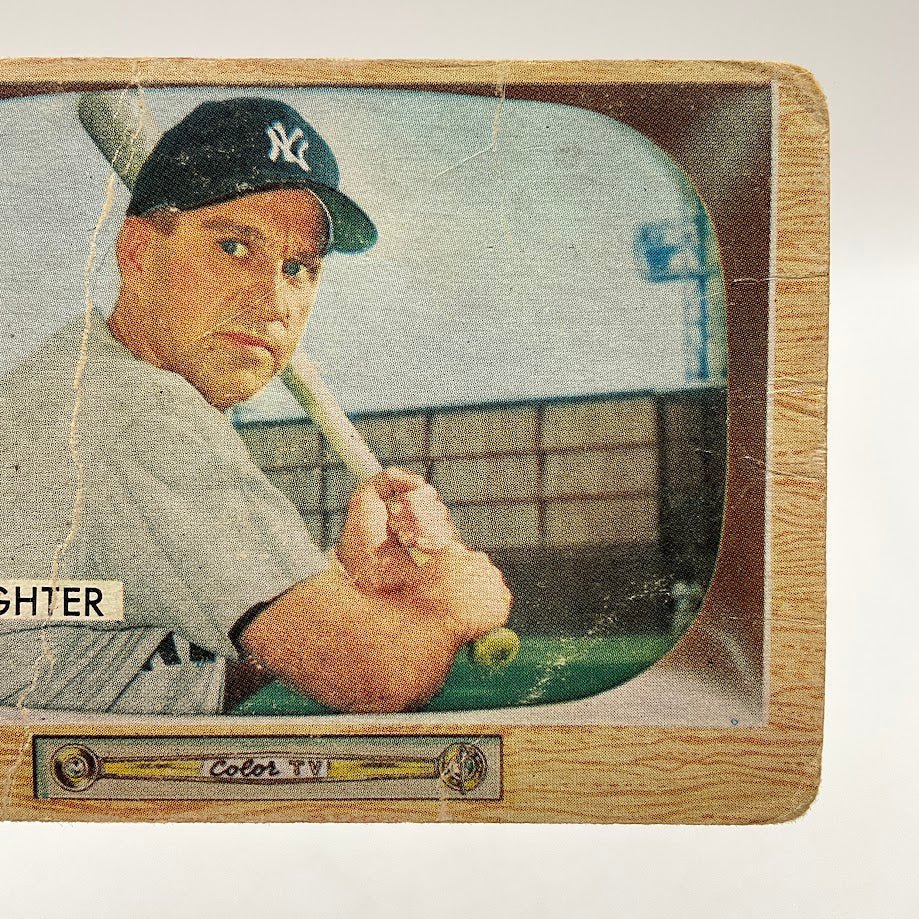 Enos Slaughter 1955 Bowman #60 New York Yankees PR - Collector Store LLC